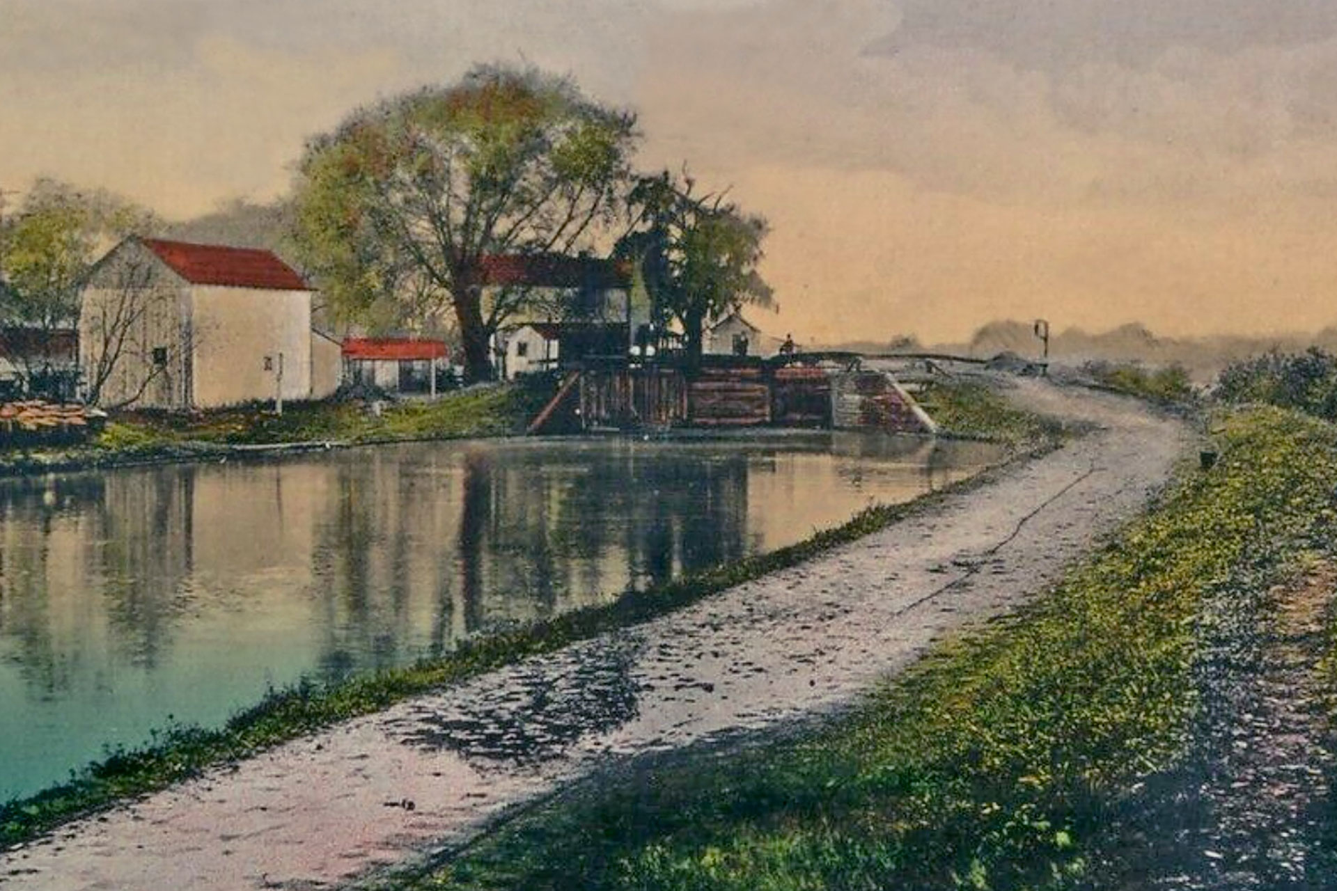 Lock 12 in South Bound Brook was also knows as ‘Five Mile Lock’, which related to its approximate location from the east end of the canal in New Brunswick.