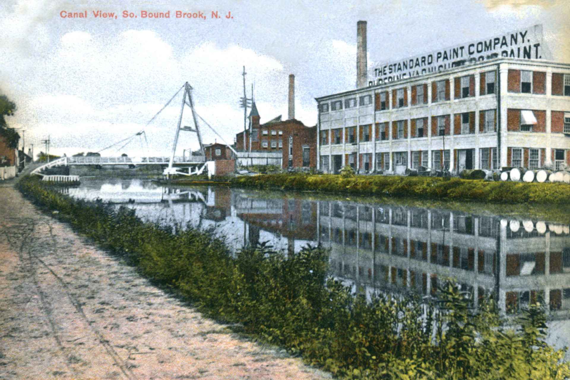 The Standard Paint Company was built in 1887 on the site of an prior lumber yard in South Bound Brook.